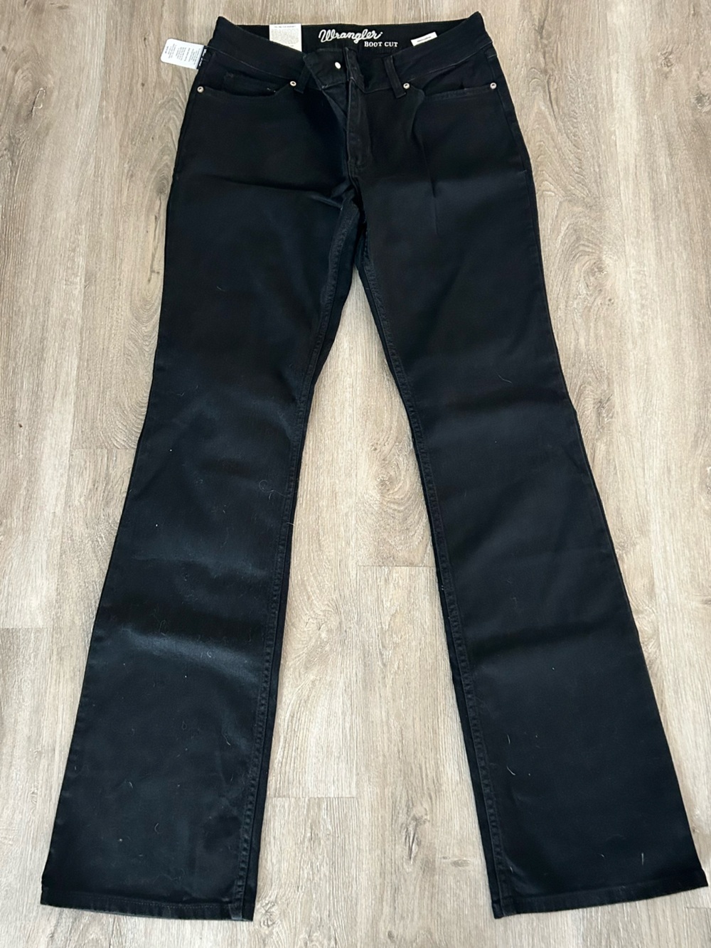Women’s wrangler Black Boot Cut Jeans size 31/11 x 36 Yellowstone style perfect